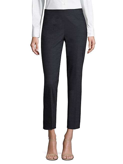 Piazza Sempione - High-Rise Striped Trousers