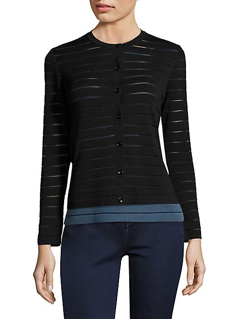 Piazza Sempione - Striped Knit Cardigan