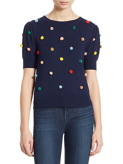 Alice + Olivia - Brady Pom-Pom Sweater