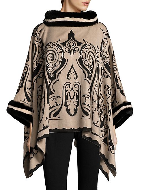 Etro - Rabbit Fur Poncho