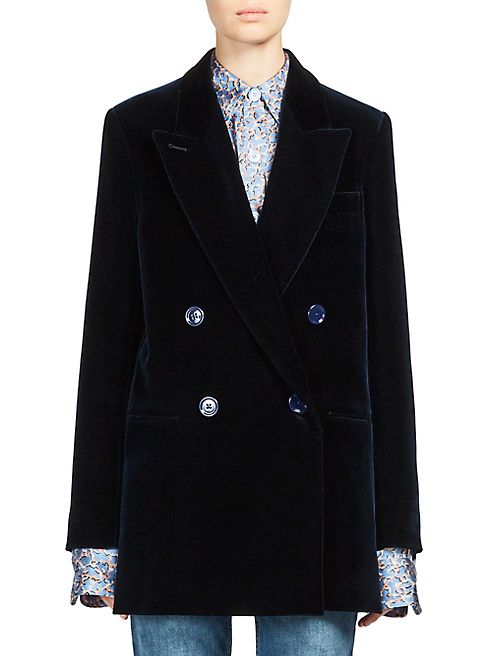 Acne Studios - Jara Velvet Double Jacket