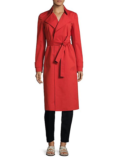 Lafayette 148 New York - Inna Belted Napoleon Trench Coat