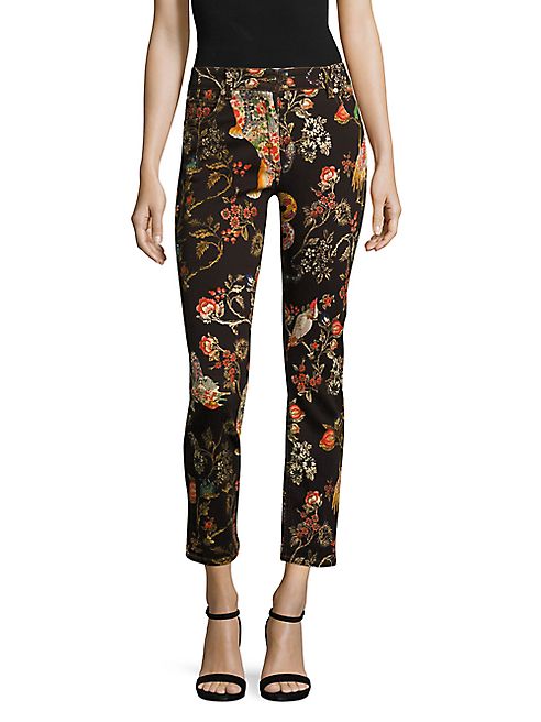 Etro - Floral-Print Denim Jeans