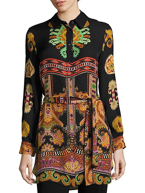 Etro - Silk Paisley-Print Tunic