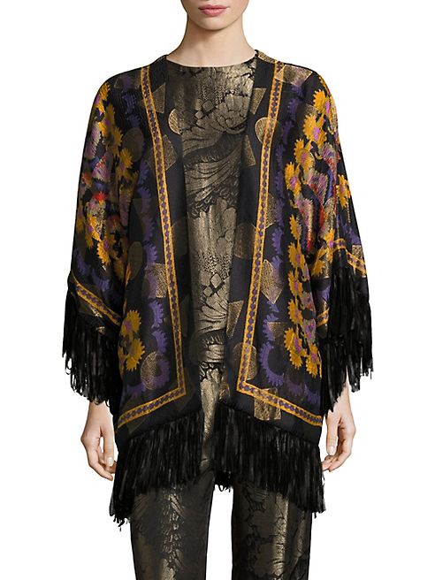 Etro - Silk Paisley Poncho