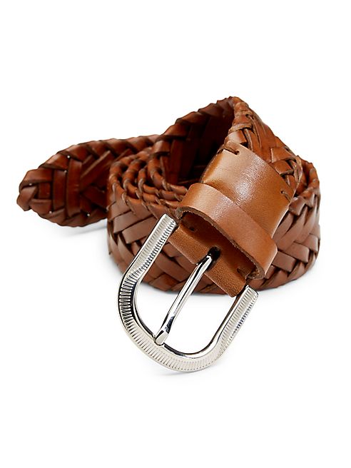 Brunello Cucinelli - Leather Braided Belt