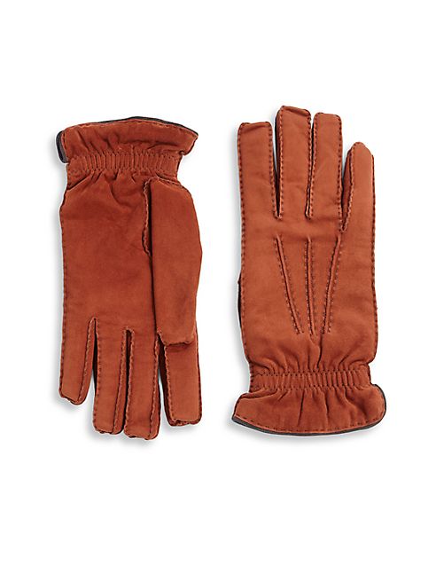 Brunello Cucinelli - Cashmere Lined Suede Gloves