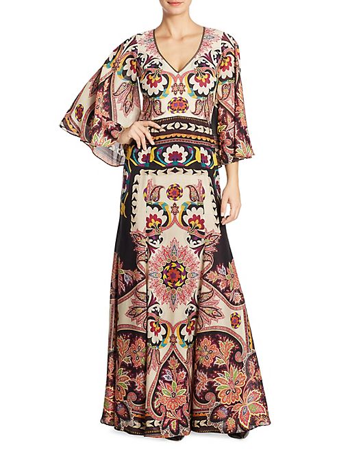 Etro - Paisley Printed Gown