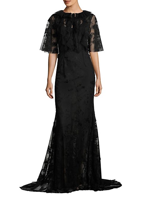 Sachin & Babi - Neva Lace-Trimmed Gown