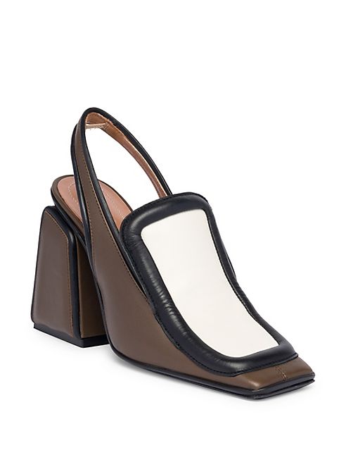 Marni - Loafer Slingback Pumps