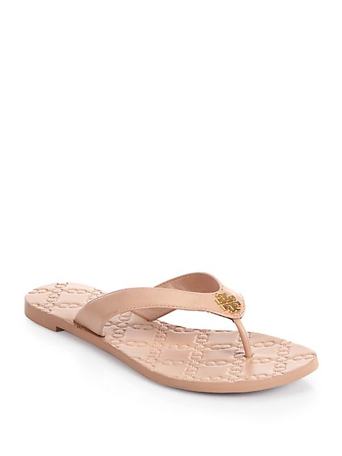 Tory Burch - Monroe Leather Thong Sandals