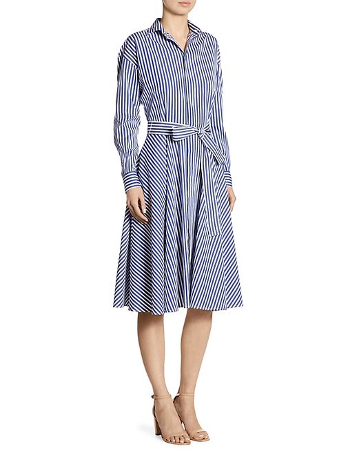 Polo Ralph Lauren - Striped Cotton Poplin Shirtdress