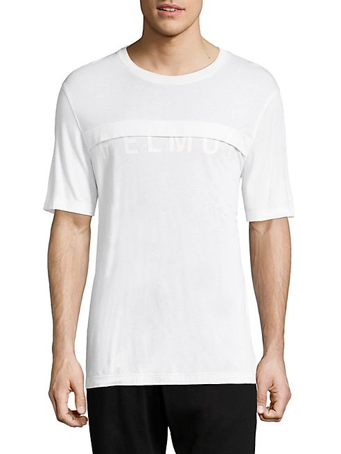 Helmut Lang - Half Logo T-Shirt