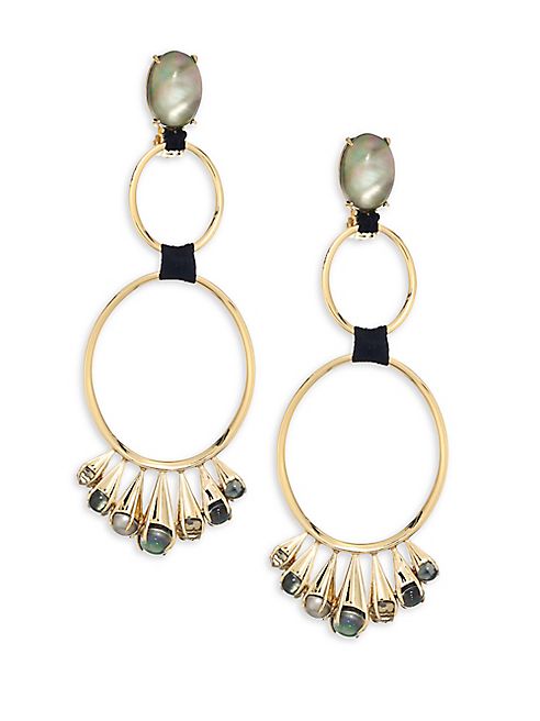 Alexis Bittar - Elements Arrayed Cluster Dangling Clip-On Earrings