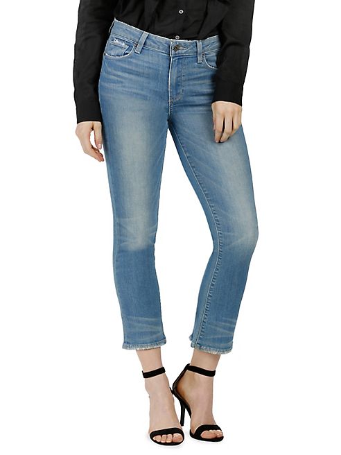 PAIGE - Jocelyn Cropped Straight-Leg Jeans