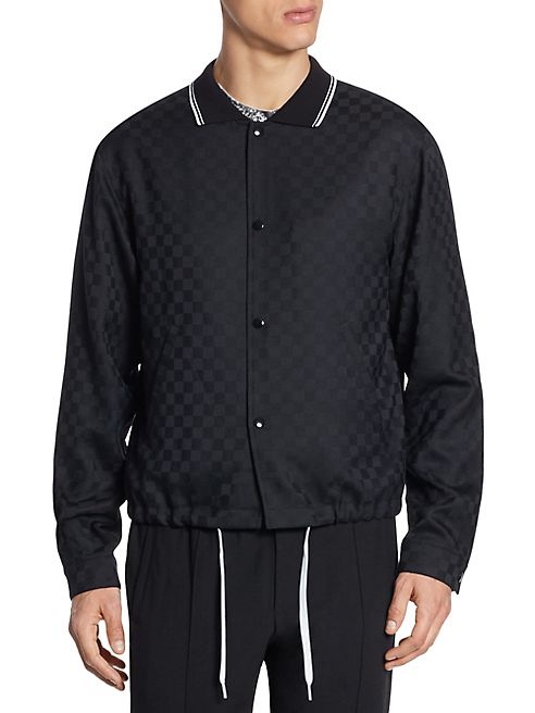 Alexander Wang - Checkerboard Embossed Wool Jacket