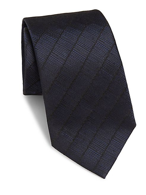 Armani Collezioni - Textured Striped Tie