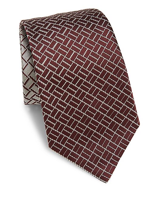 Armani Collezioni - Neat Patterned Silk Tie