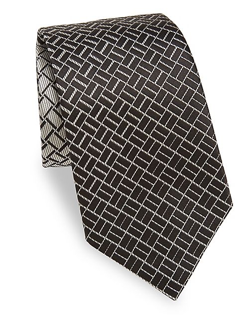 Armani Collezioni - Neat Patterned Silk Tie