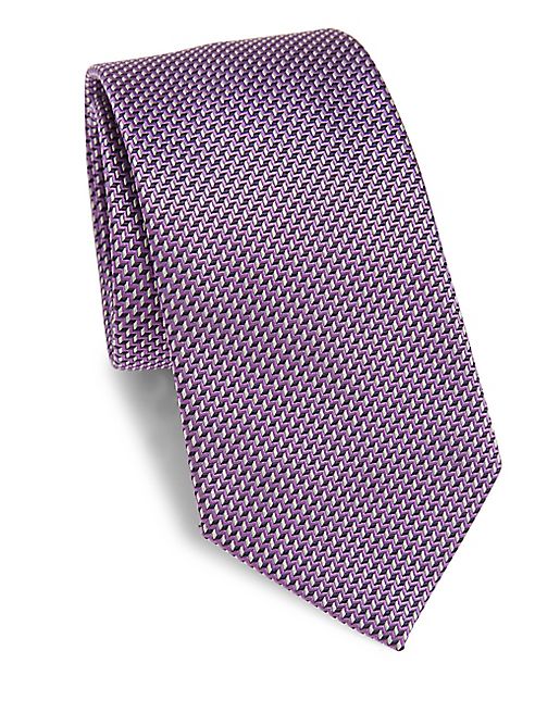 Armani Collezioni - Chevron Patterned Tie