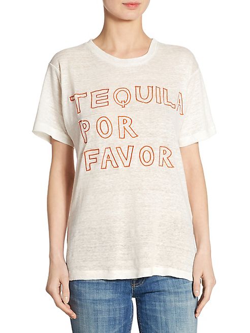 Banner Day - Tequila Por Favor Linen Tee