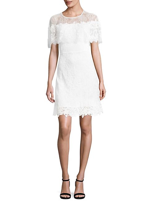 KOBI HALPERIN - Vivi Lace Cape Dress