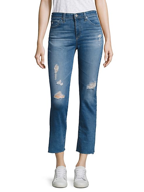 AG - Jodi Distressed Medium Wash Jeans