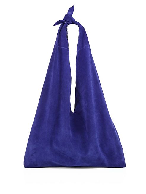 The Row - Suede Bindle Bag