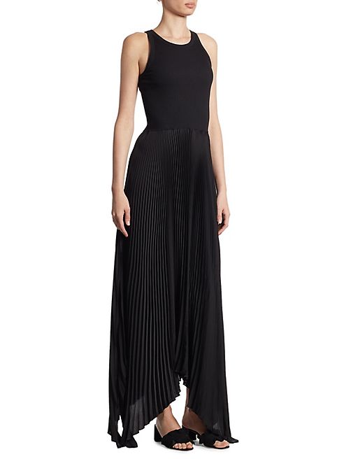 Theory - Vinessi Pleated Rib Dress