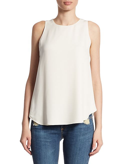 Theory - Zabetha Silk Top