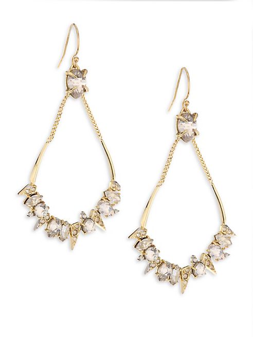 Alexis Bittar - Elements Spiked Crystal Open Drop Earrings