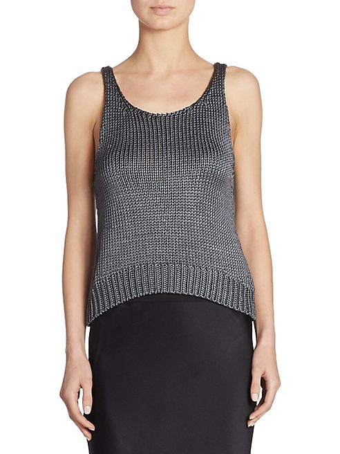 Vince - Silk Crop Tank Top