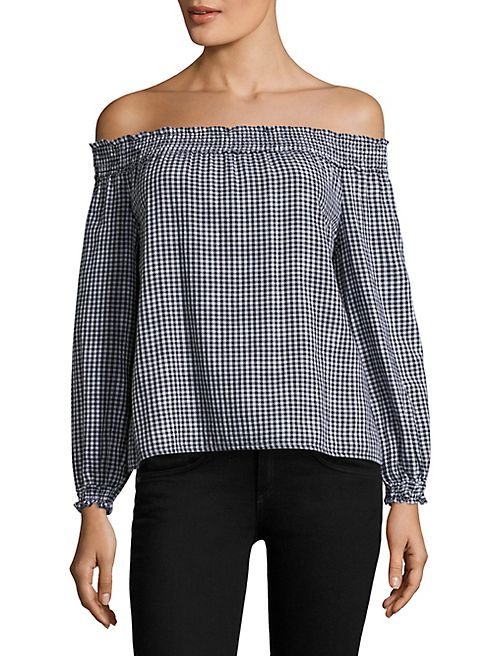 rag & bone/JEAN - Drew Plaid Cotton Top