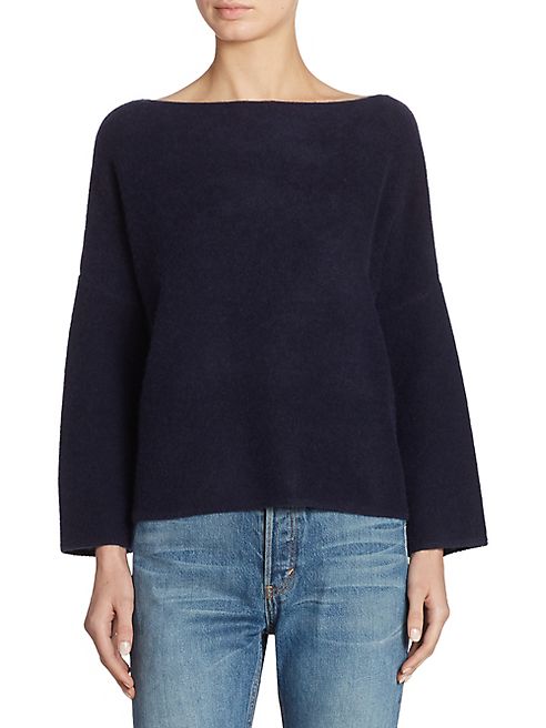 Vince - Cashmere Boxy Boatneck Top