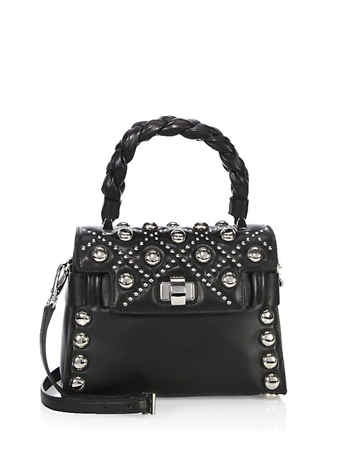 Miu Miu - Studded Leather  Top Handle Satchel