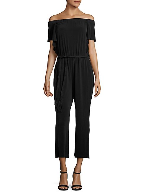 KOBI HALPERIN - Shay Off-the-Shoulder Jumpsuit