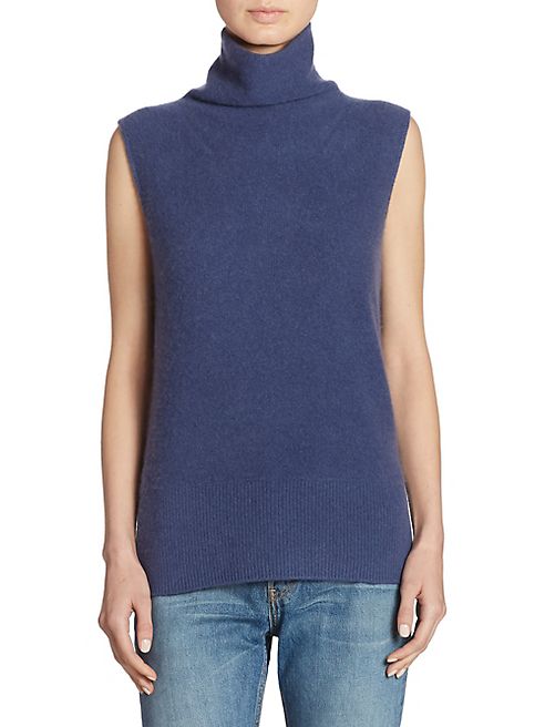 Vince - Cashmere Side Slit Sleeveless Top