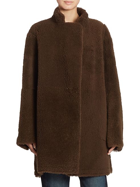 Vince - Reversible Teddy Shearling Coat