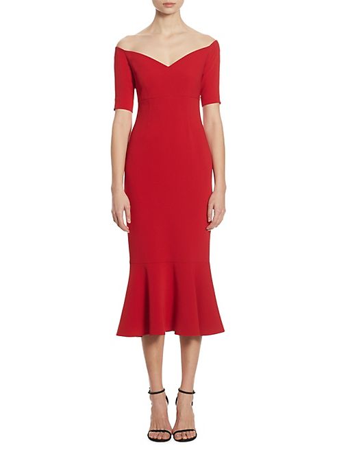 Cinq à Sept - Marta Off-The-Shoulder Trumpet Dress