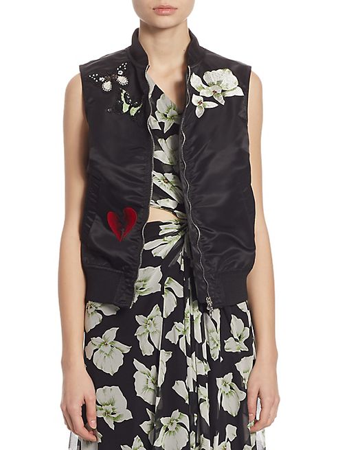 Cinq à Sept - Kingston Embellished Bomber Vest