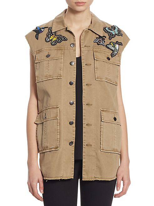 Cinq à Sept - Canyon Butterfly Patch Vest