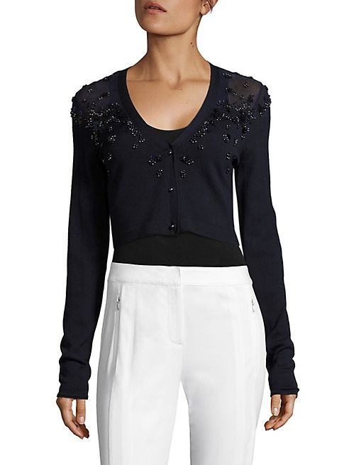 Elie Tahari - Greta Long Sleeve Cardigan