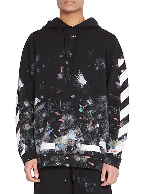 Off-White - Diagonal Galaxy Brushed Sweatshirt