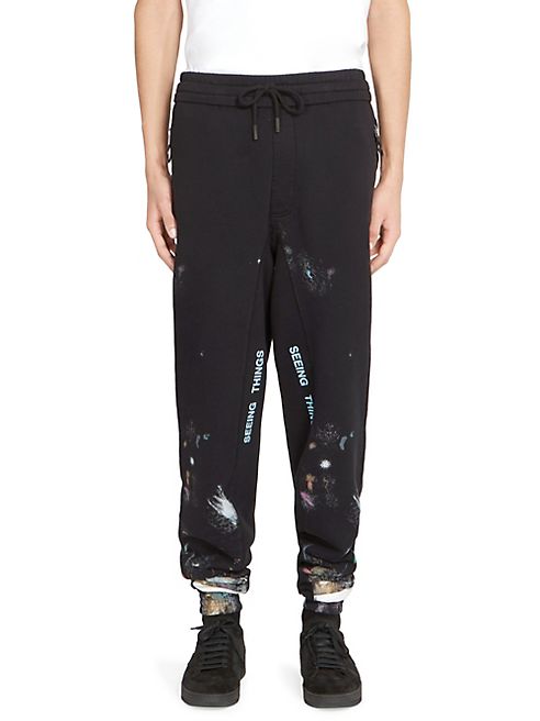 Off-White - Diagonal Galaxy Brushed Sweatpants