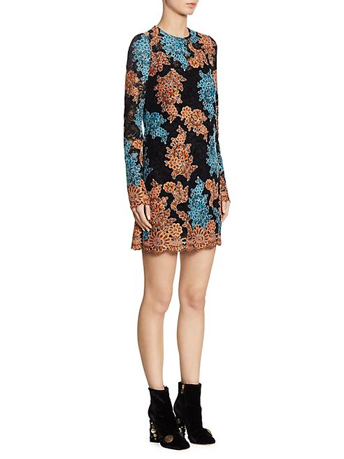 Dolce & Gabbana - Floral Lace Dress