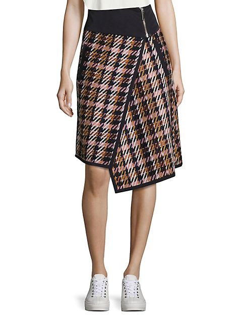 Public School - Shula Wool Plaid Skirt