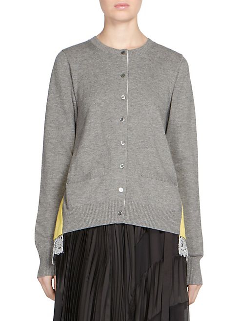 Sacai - Knit Wool Cardigan