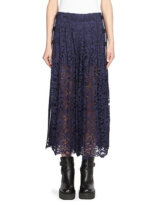 Sacai - Cotton Lace Pants