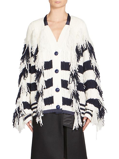 Sacai - Knit Wool Cardigan