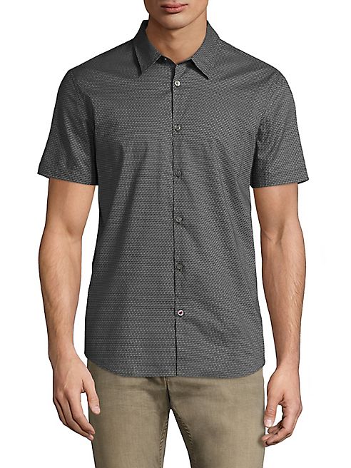 John Varvatos - Short Sleeve Cotton Shirt